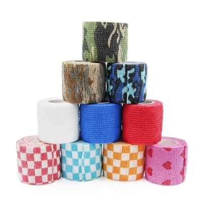 Teste padrão azul Gauze Bandage Pure Cotton High médico do fundo respirável