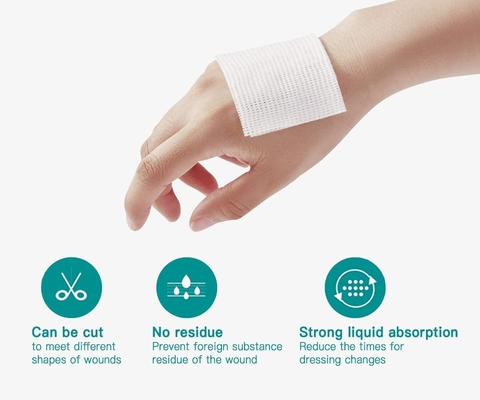 Gauze Pads estéril não tecido médico 10cmx10cm 8 dobras