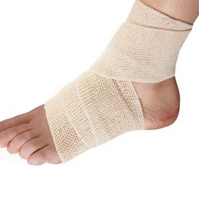 Boa atadura elástica 15cm do crepe do algodão de Breathebility