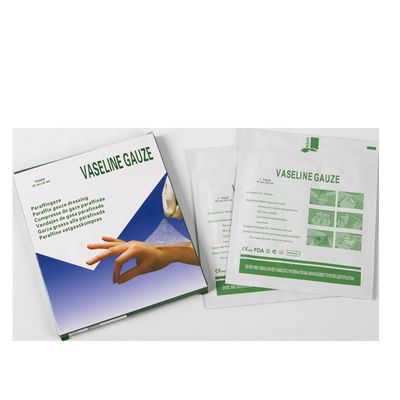 Almofadas de Vaselinee Gauze Dressing Paraffine Medical Gauze