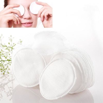 A cara orgânica macia branca pura do algodão acolchoa a absorção alta para o uso cosmético