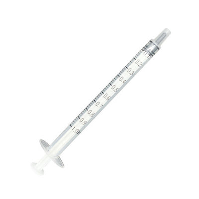 Seringas hipodérmicos descartáveis estéreis, seringa 1ml sem agulha