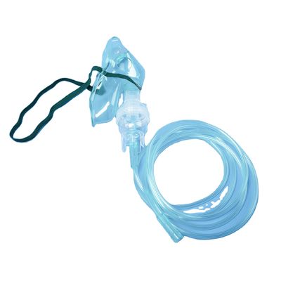máscara de oxigênio descartável de 140mm, máscara de oxigênio do respiradouro do silicone multi