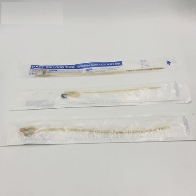 2 3 4 tubos de sução médicos da maneira, cateter dobro de Foley do látex do silicone do lúmen