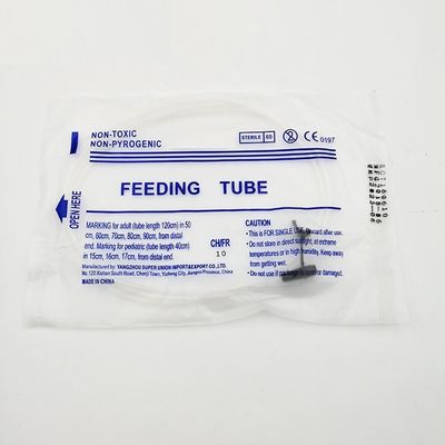 Tubos de sução médicos estéreis, tubo de alimentação Fr4-Fr24 gástrica