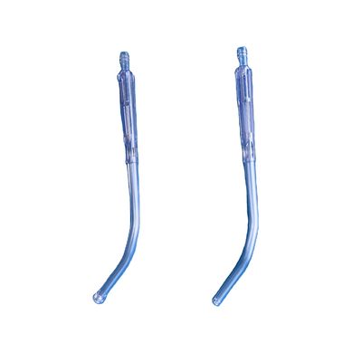 Tubos de sução médicos do PVC, tubo de conexão da sução com punho de Yankauer
