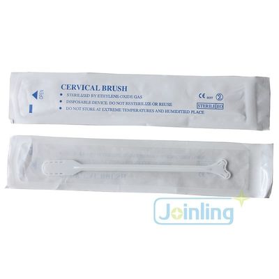 Espátula cervical estéril descartável 18cm da mulher plástica