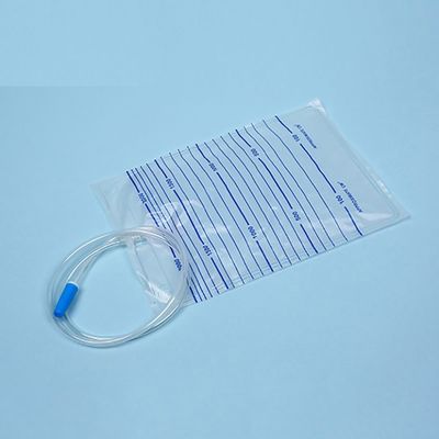 Saco urinário descartável da drenagem 1500ML sem tomada inferior