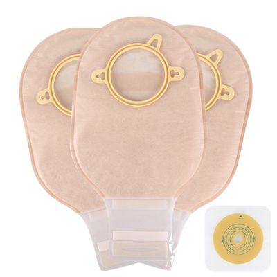 O Ileostomy Ostomy descartável ensaca o fechamento de laço de duas partes do gancho