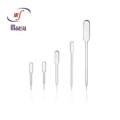 A pipeta plástica de transferência de Pasteur graduou a pipeta 3ml de Pasteur