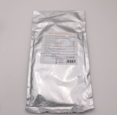 Sacos de coleção descartáveis do sangue CPDA-1 com anticoagulação