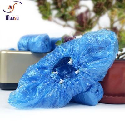 a sapata 2.5g impermeável descartável cobre o azul da tampa da sapata do CPE do PE