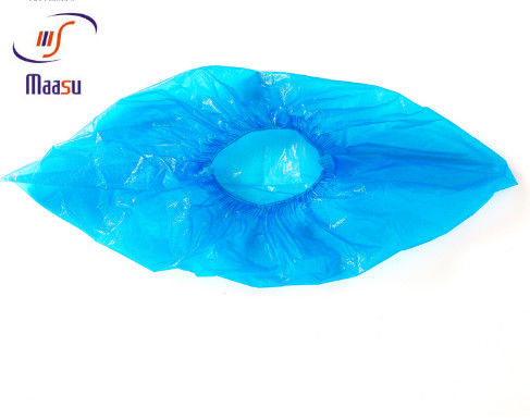 a sapata 2.5g impermeável descartável cobre o azul da tampa da sapata do CPE do PE