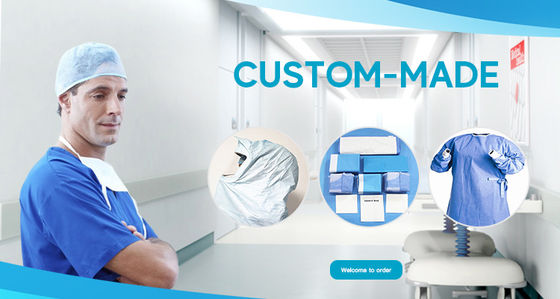 Doutor cirúrgico descartável protetor médico não tecido Cap With Tie do desgaste 20gsm