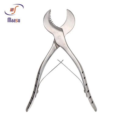 Ferramenta peridental dental de aço inoxidável das pinças 18CM do emplastro