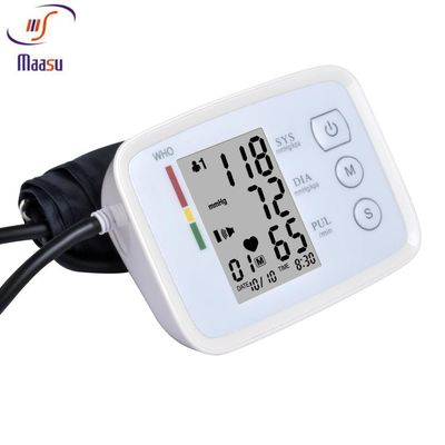 Da máquina portátil de BP da casa da exposição de HD LCD Sphygmomanometer automático de Digitas