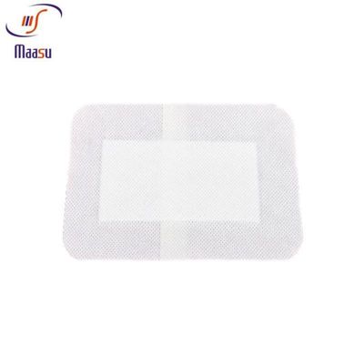 Almofada de pingamento sem fôlego adesiva estéril não tecida 10x10cm