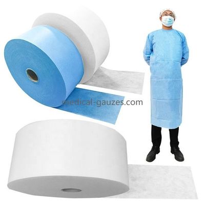 Rolo colorido cirúrgico 10gsm da tela de tecelagem não dos PP do hospital