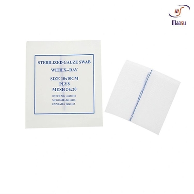 Algodão descartável Gauze Pads Super Absorbent médico não tecido