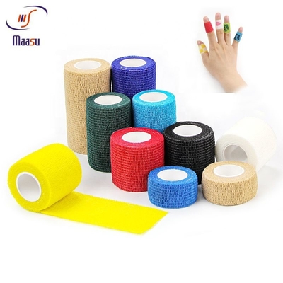 Estiramento colorido Gauze Bandage Customizable médico estéril
