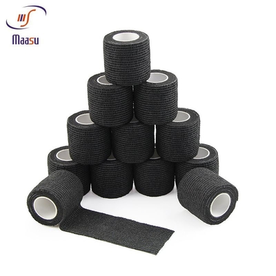 Medicina contínua de Gauze Blue Bandage For Sports da ourela viscosa de 55%