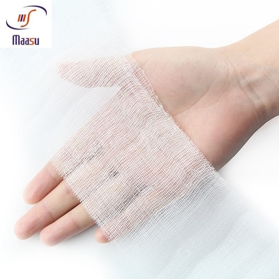 Algodão 100% médico branco transparente de Gauze Breathable médico